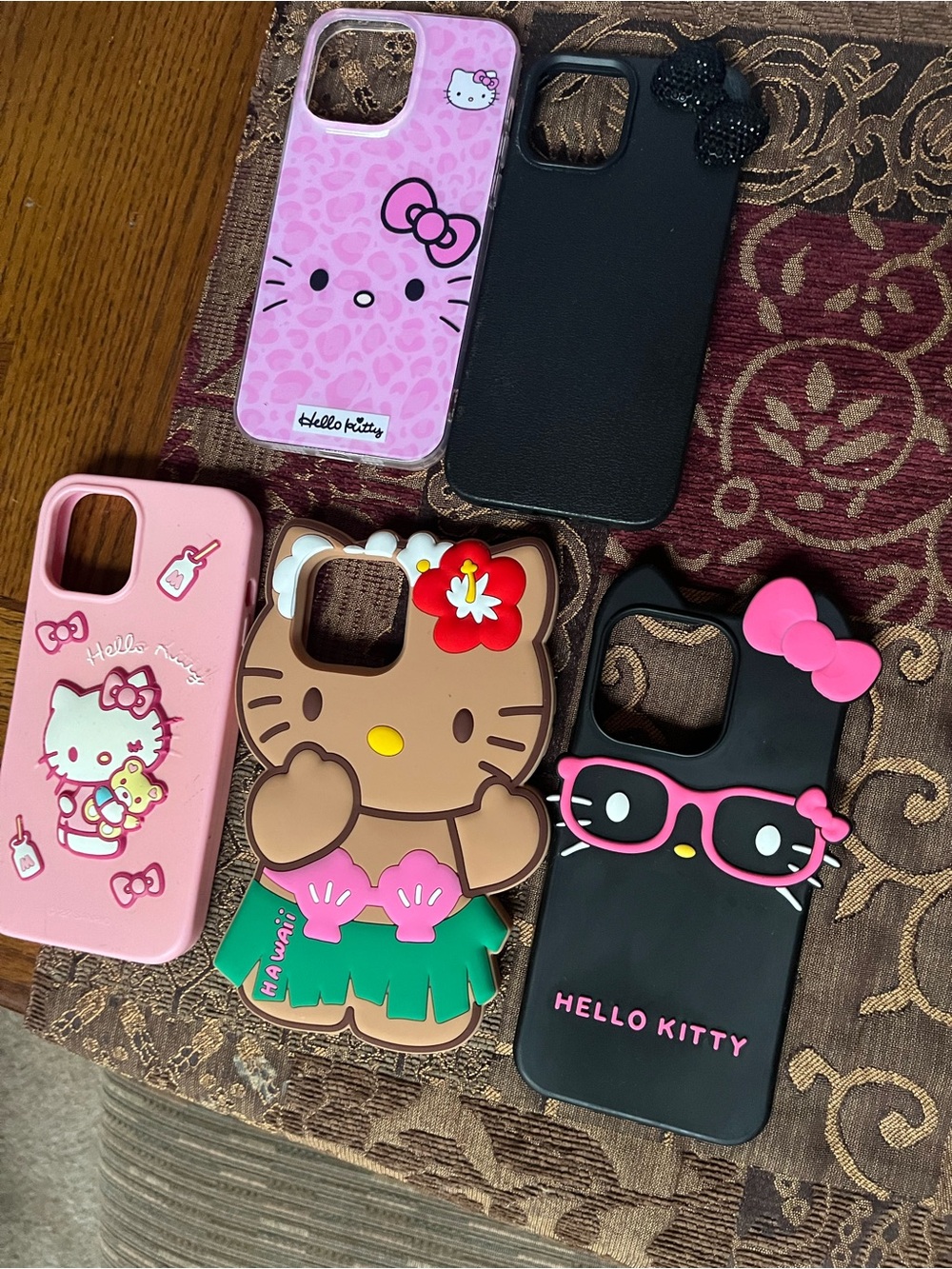 5 Hello Kitty Multicolor I Phone 12 Pro Max Cases